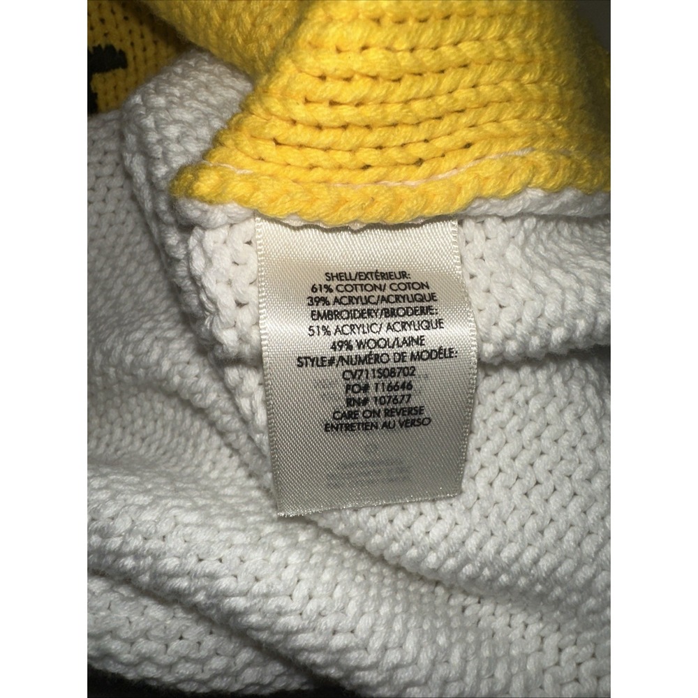 Alice + Olivia The Beatles Here Comes The Sun Leena Knit Sweater Womens S Crop - Picture 8 of 10